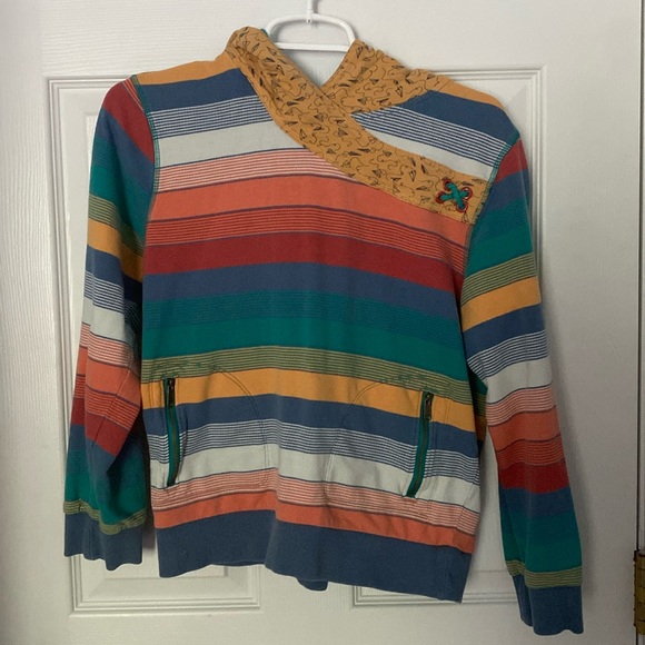 Matilda Jane Multicolor Striped Hoodie - Picture 1 of 7